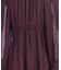 オフショル風フリルガウン