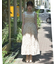 小花柄ブラウス×ワンピースセット