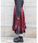 ハシゴレース×リボン配色スカート
