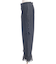 裾レースデニムストレートパンツ