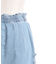 裾レースデニムストレートパンツ