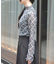 チェック柄シアートップス