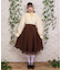 スカラップ×カットワークスカート