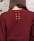 くまボア刺繍裾レースＴシャツ