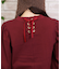 くまボア刺繍裾レースＴシャツ
