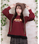 くまボア刺繍裾レースＴシャツ
