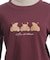 くまボア刺繍裾レースＴシャツ