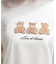 くまボア刺繍裾レースＴシャツ