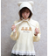 くまボア刺繍裾レースＴシャツ