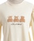 くまボア刺繍裾レースＴシャツ