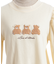 くまボア刺繍裾レースＴシャツ