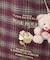 タテ型チェック柄トート