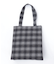 タテ型チェック柄トート