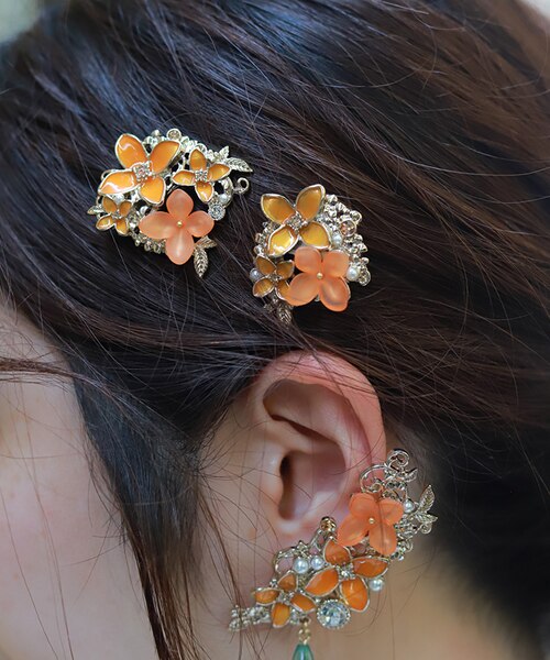 金木犀モチーフマルチクリップ｜アクシーズファムの通販｜&mall