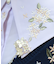 金木犀刺繍襟ブラウス