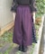 チェック×レース切替パンツ
