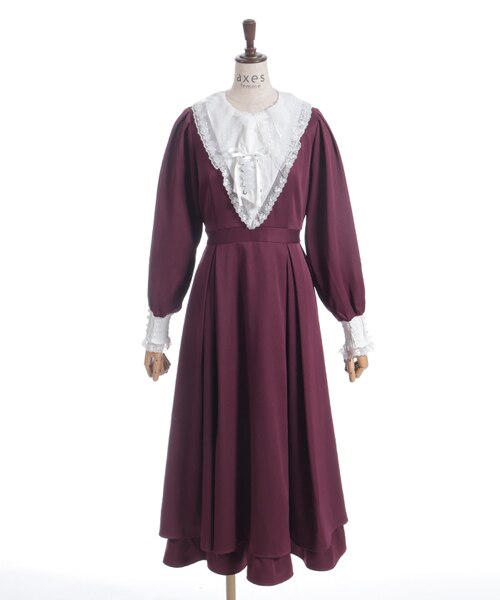 ルリジューズレースアップワンピース｜アクシーズファムの通販｜&mall