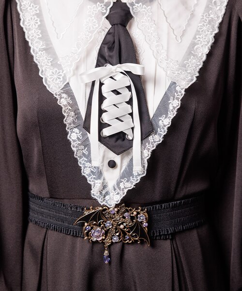 ルリジューズレースアップワンピース｜アクシーズファムの通販｜&mall