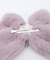 レース×ファーリボンクリップ