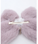 レース×ファーリボンクリップ