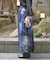 十五夜柄巻スカート風パンツ