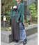 十五夜柄巻スカート風パンツ