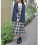 レイヤード風ティアードワンピース