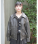 ファー付合成皮革ブルゾン