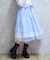 レース×チュールイレヘムスカート