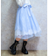 レース×チュールイレヘムスカート