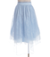 レース×チュールイレヘムスカート