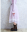 レース×チュールイレヘムスカート