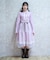 レース×チュールイレヘムスカート