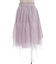 レース×チュールイレヘムスカート