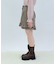リボン付き裾フリルショーパン