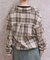 チェックレイヤードシャツ