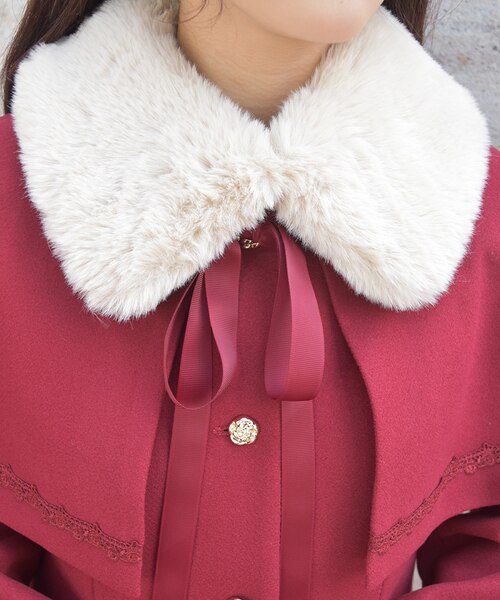 [新品]アクシーズファム ケープセットバッスルコート axes femme｜ケープセットバッスルコート | Rakuten Fashion(楽天