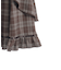 チェック柄編上ジャンスカ