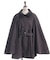 ダブルボタンケープコート