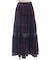 ベロアティアードロングスカート