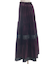 ベロアティアードロングスカート
