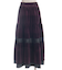 ベロアティアードロングスカート
