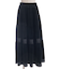 ベロアティアードロングスカート