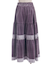 ベロアティアードロングスカート