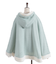 パール裏ボアニットポンチョ