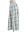 起毛チェック柄ロングスカート