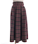起毛チェック柄ロングスカート