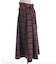 起毛チェック柄ロングスカート