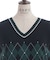 パール付アーガイルベスト