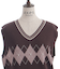 パール付アーガイルベスト
